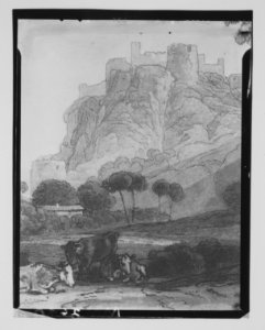 The Castle above the Meadows (Liber Studiorum, part II, plate 8) MET MM2640