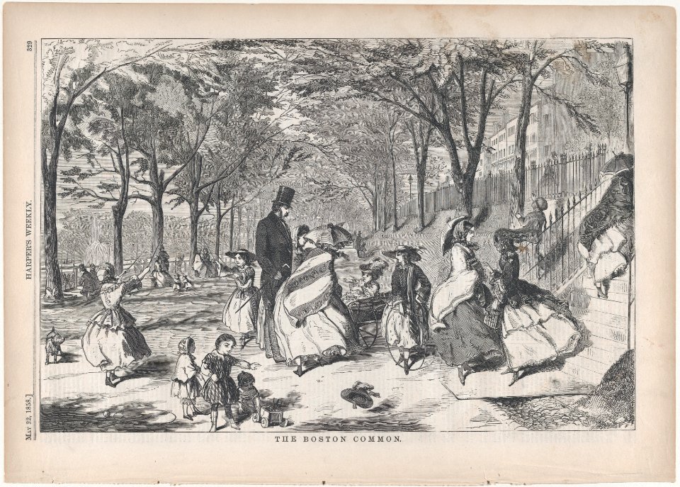 The Boston Common (Harper's Weekly, Vol. II) MET DP875151