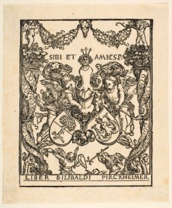 The Book Plate of Wilibald Pirckheimer MET DP816448