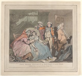 The Dying Patient, or Doctor's Last Fee Met DP884373