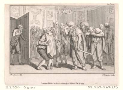 The Duke of N-'s Levée, an illustration from Tobias Smollett's "The Expedition of Humphry Clinker" (London, 1793), Vol. 1 MET DP872118