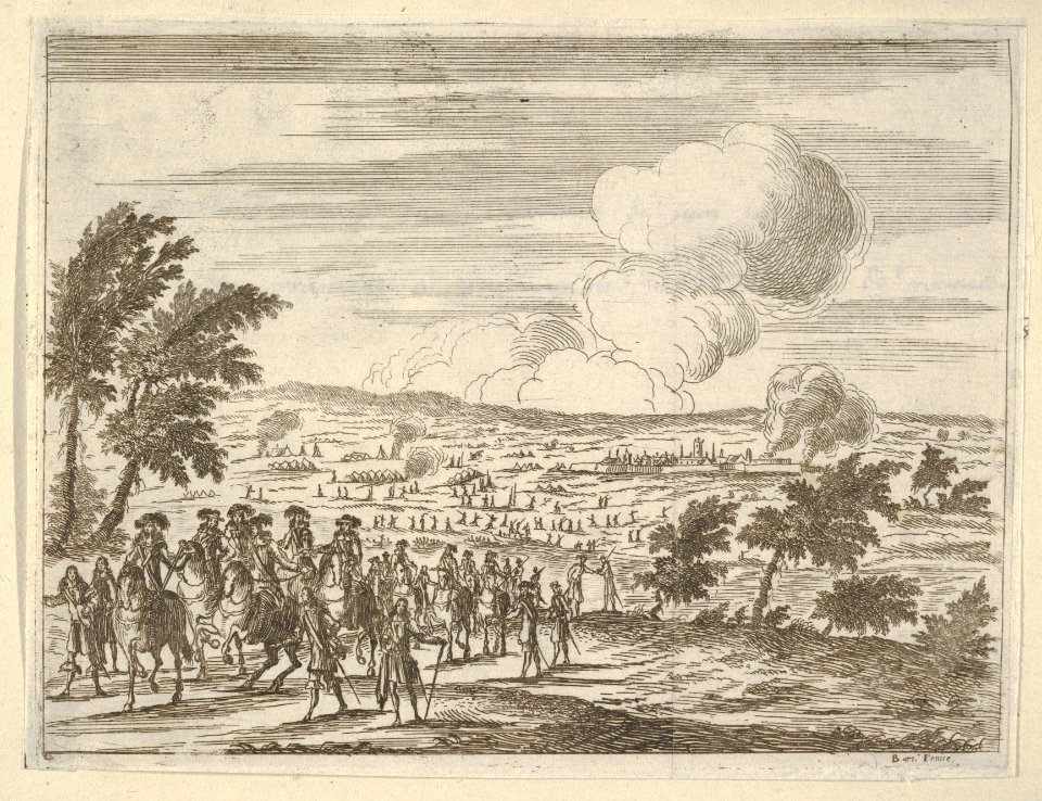 The Duke and his troops at Casalmaggiore, from L'Idea di un Principe ed Eroe Cristiano in Francesco I d'Este, di Modena e Reggio Duca VIII -...- MET DP830697
