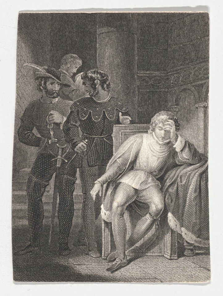 The Duke of Clarence Asleep in the Tower, as Brackenbury Leaves (Shakespeare, Richard III, Act 1, Scene 4) MET DP870118