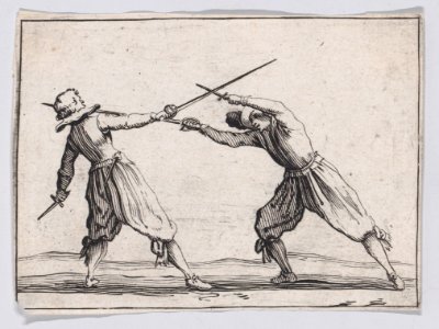 The Duel with the Sword and Dagger Met DP888337