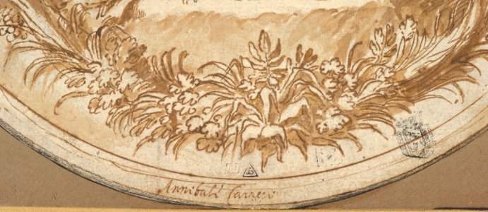 The Drunken SiIenus- Design for the "Tazza Farnese" MET DP831358