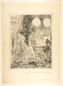 The Dream of an Inhabitant of Mongolia (La Fontaine Fables, Book XI, Fable IV), after Moreau MET DP814170