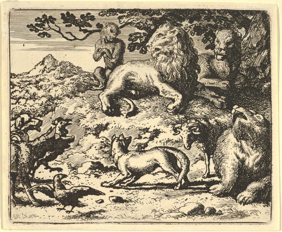 The Dread of Renard's Enemies from Hendrick van Alcmar's Renard The Fox MET DP837720