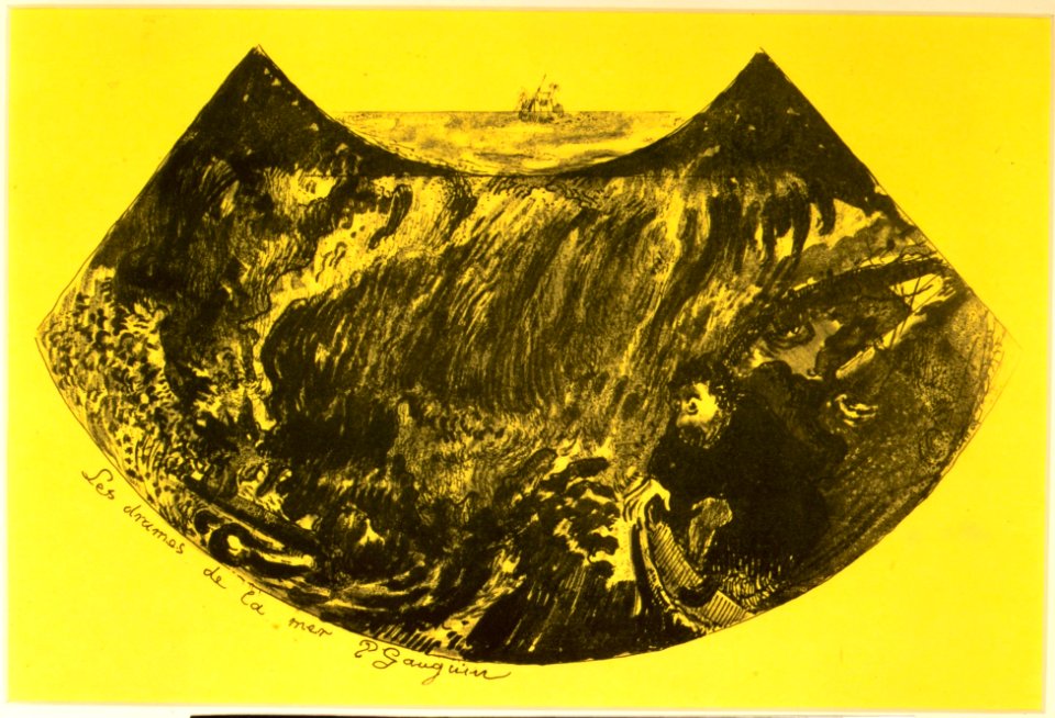 The Drama of the Sea, from the Volpini Suite- Dessins lithographiques MET DR321