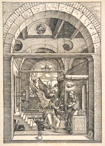 The Annunciation, from The Life of the Virgin, Latin Edition, 1511 MET DP816163