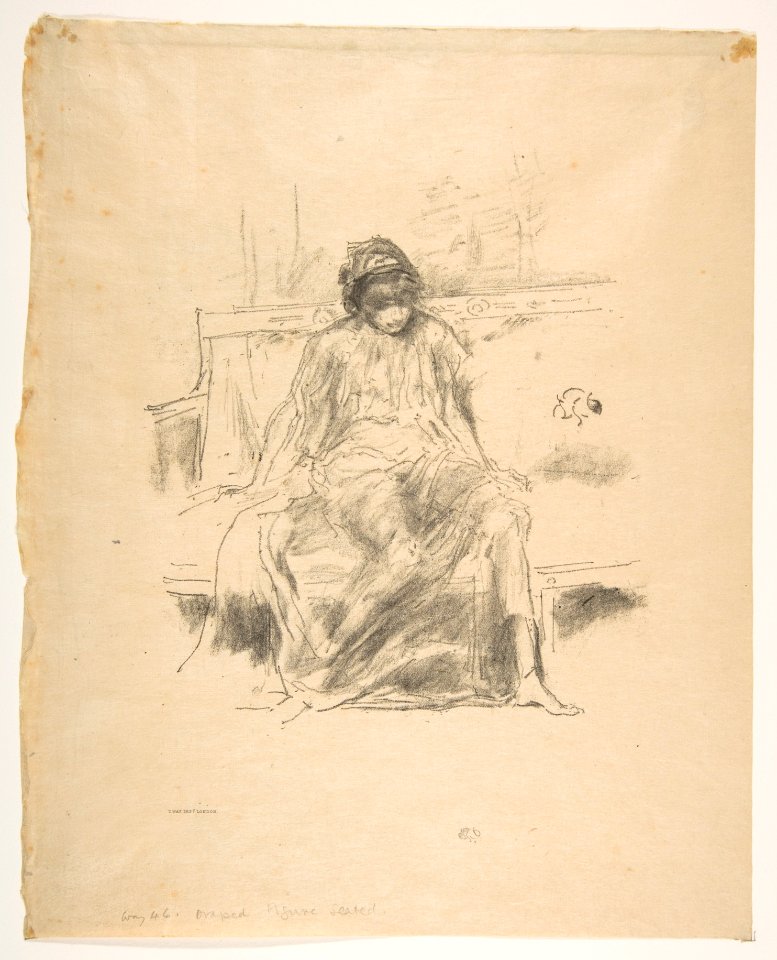 The Draped Figure, Seated MET DP813906