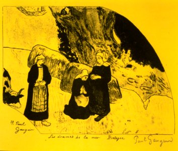 The Drama of the Sea, Brittany, from the Volpini Suite- Dessins lithographiques MET DR349