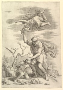 The Angel Staying the Arm of Abraham MET DP819539