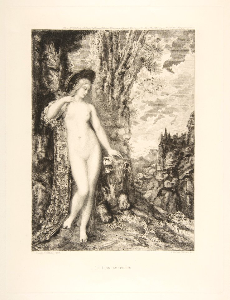 The Amorous Lion, from the Fables of La Fontaine MET DP814167