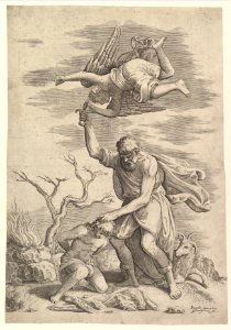The Angel Staying the Arm of Abraham MET DP819519