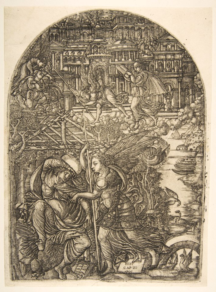 The Angel shows Saint John the New Jerusalem, from the Apocalypse MET DP815697