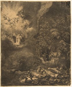 The Angel Appearing to the Shepherds MET DP814426
