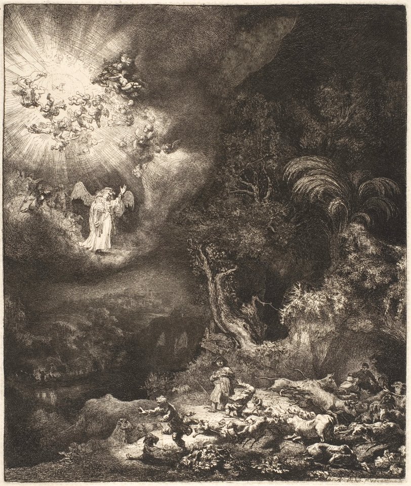 The Angel Appearing to the Shepherds MET DP122682