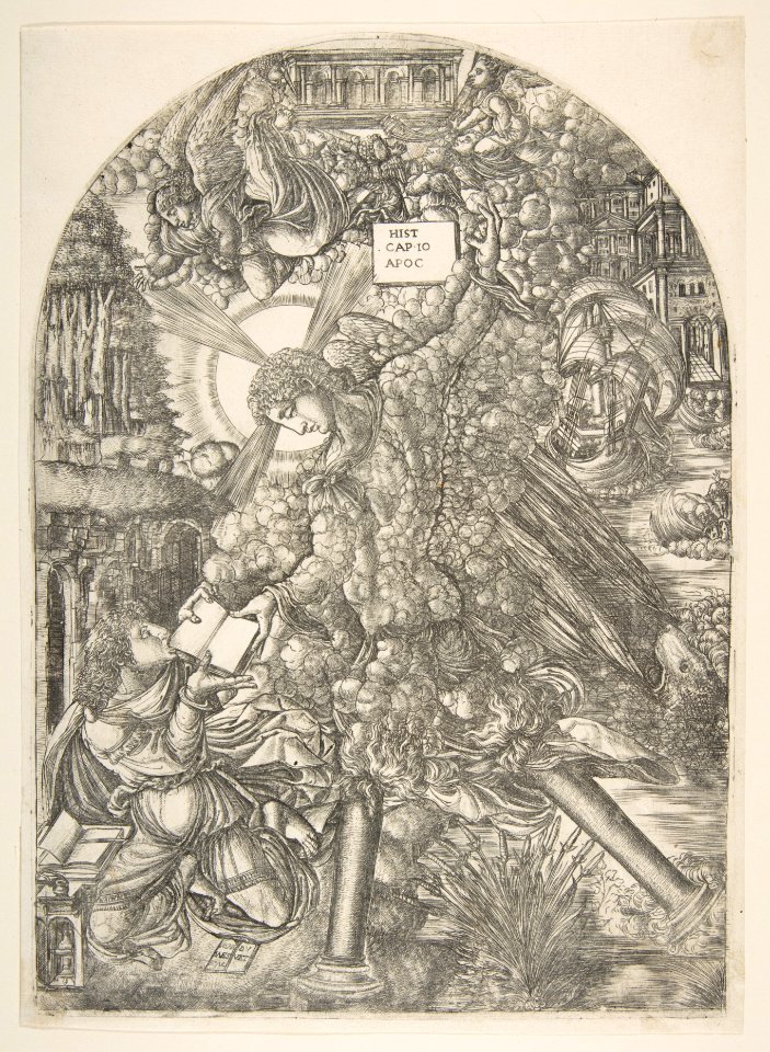The Angel Gives Saint John the Book to Eat, from the Apocalypse MET DP815683
