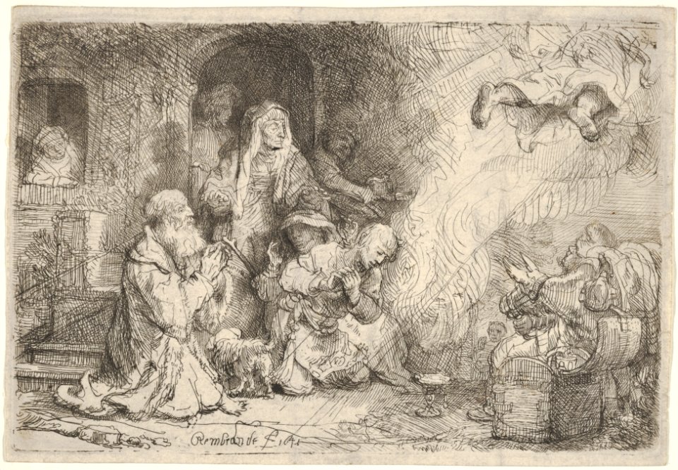 The Angel Leaving the Family of Tobias MET DP832758