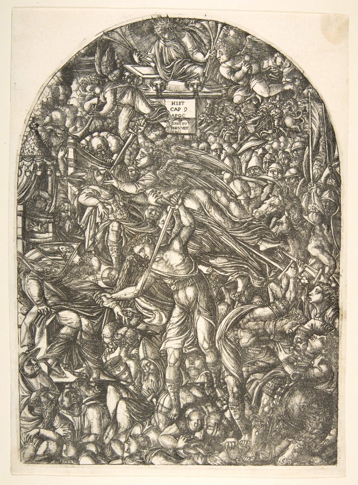 The Angel sounding the Sixth Trumpet, from the Apocalypse MET DP815682