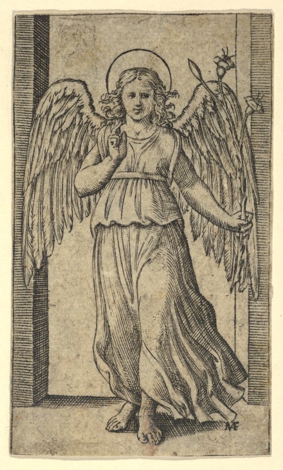 The Angel Gabriel standing, from the series 'Piccoli Santi' (Small Saints) MET DP853504