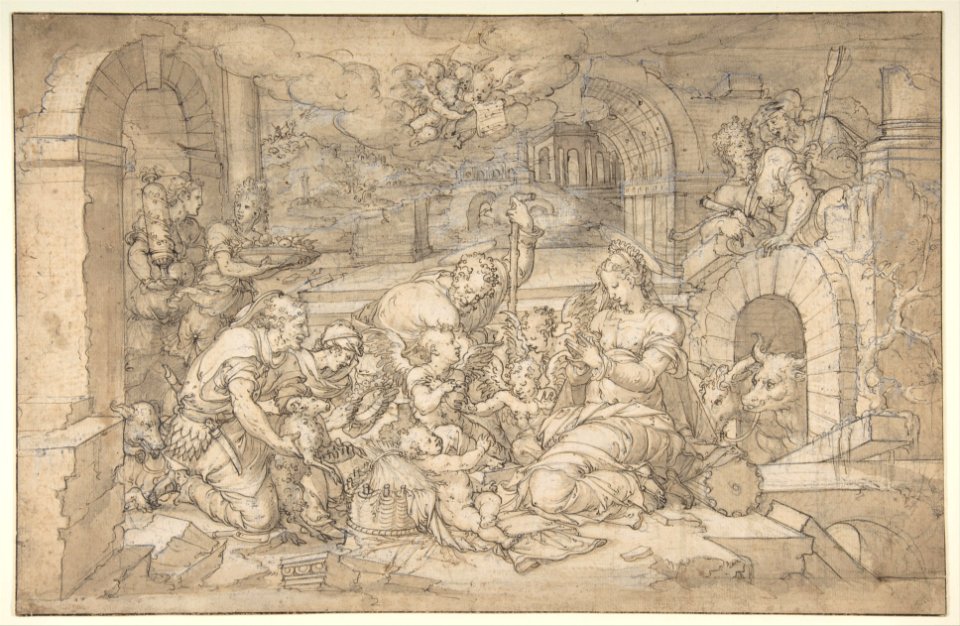 The Adoration of the Shepherds MET DP805772