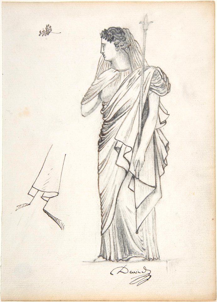 The Allegorical Figure of France for the Tomb of General Bonchamp MET DP805797
