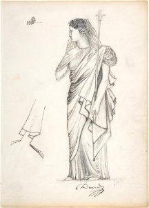 The Allegorical Figure of France for the Tomb of General Bonchamp MET DP805797