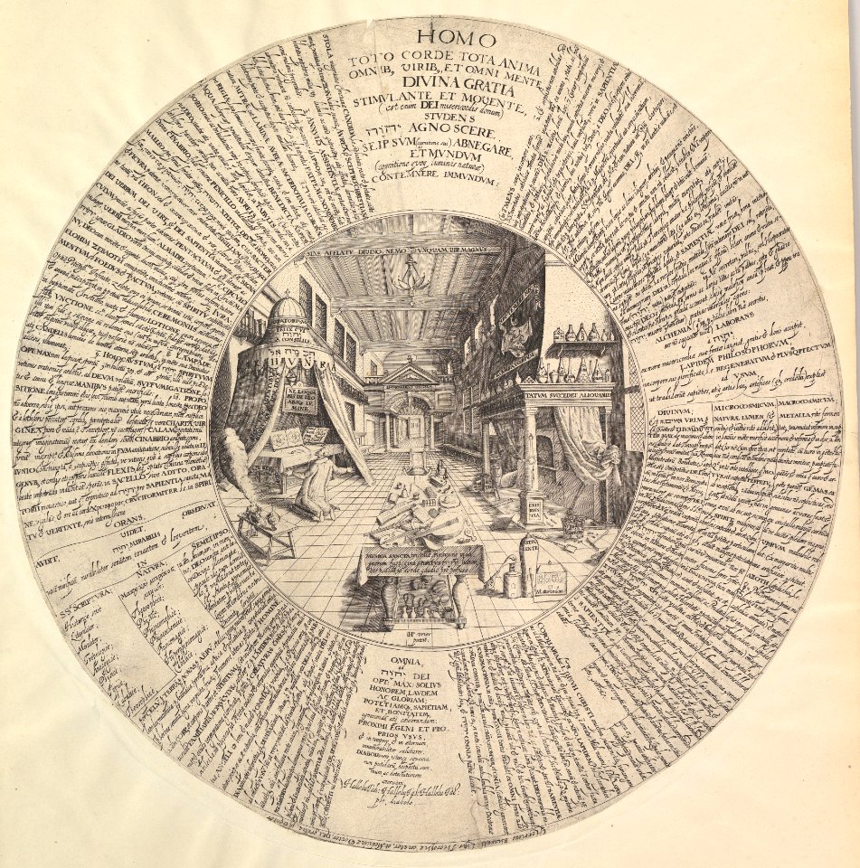 The Alchemist's Laboratory from Heinrich Khunrath, Amphiteatrum sapientiae aeternae MET DP820688