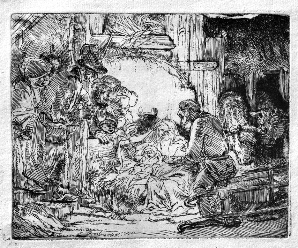 The Adoration of the Shepherds, with the lamp MET MM3296