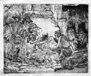The Adoration of the Shepherds, with the lamp MET MM3296