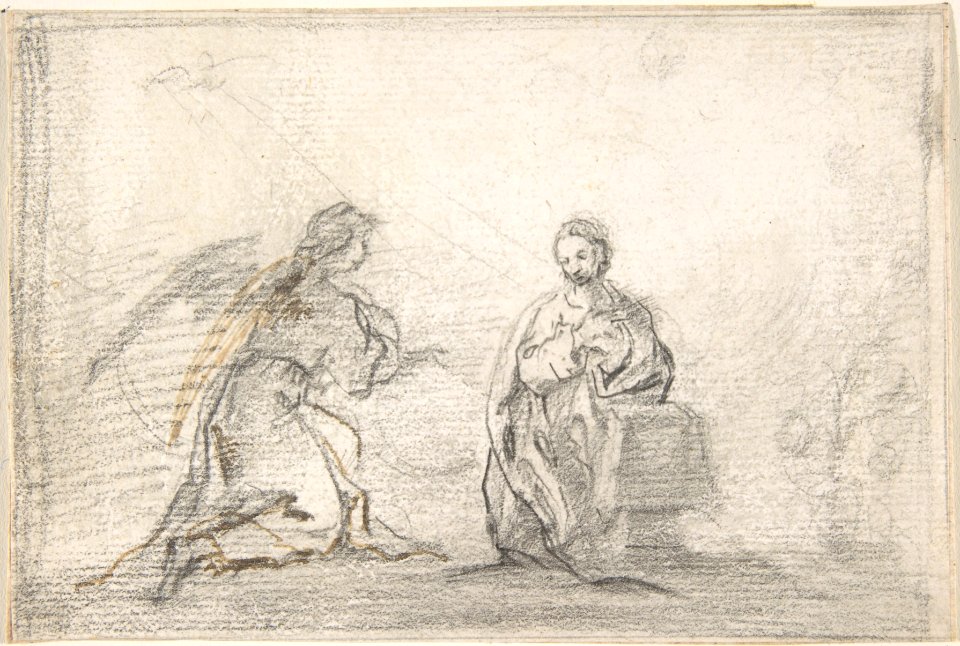 The Annunciation (Angel Approaching from Left) MET DP800393