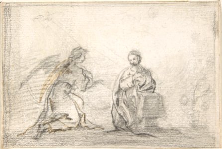 The Annunciation (Angel Approaching from Left) MET DP800393