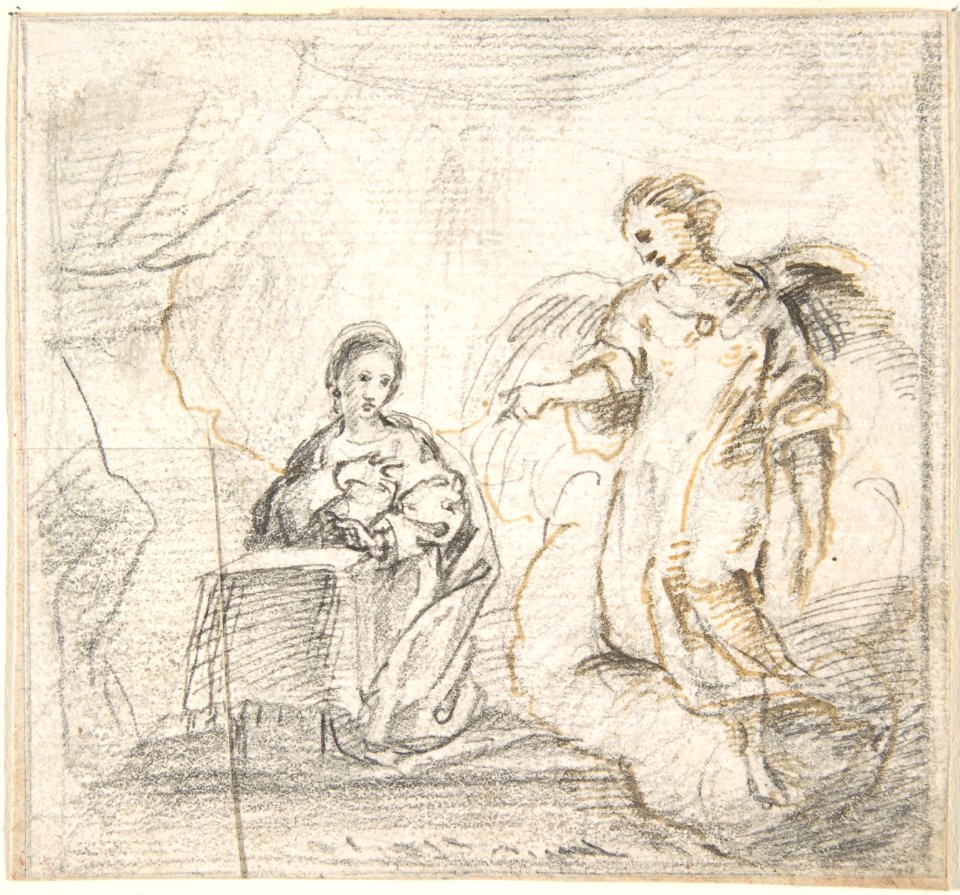 The Annunciation (Angel Approaching From the Right) MET DP800394