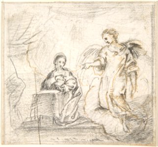 The Annunciation (Angel Approaching From the Right) MET DP800394