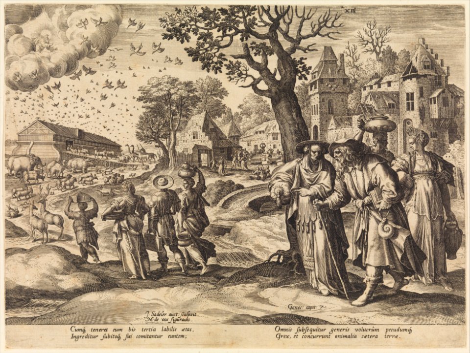 The Animals Going into the Ark from The Story of the Family of Seth MET DP289130