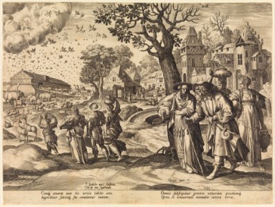 The Animals Going into the Ark from The Story of the Family of Seth MET DP289130