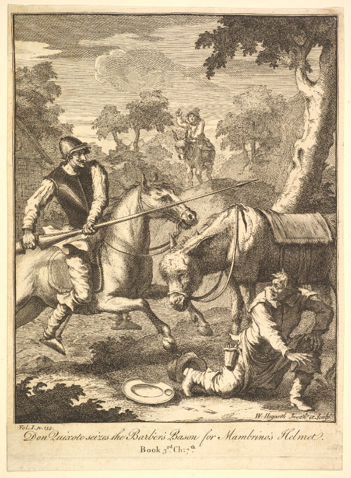 The Adventure of Mambrino's Helmet (Six Illustrations for Don Quixote) MET DP824975