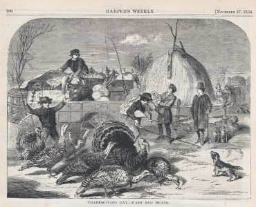 Thanksgiving Day – Ways and Means (Harper's Weekly, Vol. II) MET DP875138