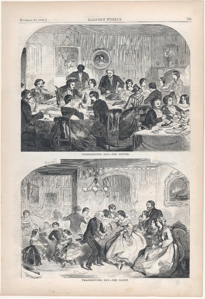 Thanksgiving Day – The Dance (Harper's Weekly, Vol. II) MET DP875143