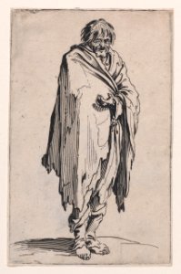 The Beggar with the Uncovered Head and Bare Feet Met DP890631