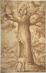 The Beech Tree of the Madonna at La Verna MET DP801409