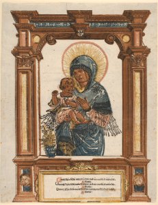 The Beautiful Virgin of Regensburg in an Architectural Frame MET DP833054