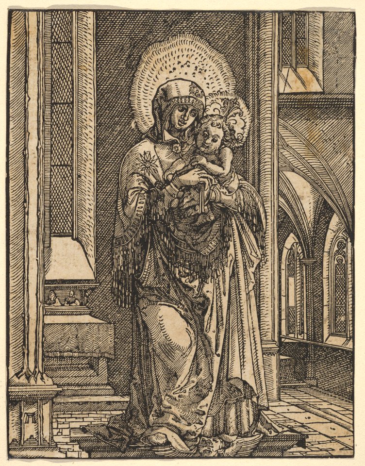 The Beautiful Virgin of Regensburg in a Church MET DP833039