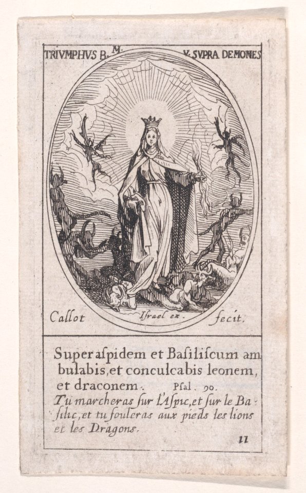 The Blessed Virgin Mary Triumphing over Demons Met DP891295