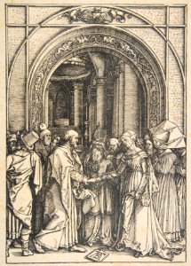 The Betrothal of the Virgin, from The Life of the Virgin MET DP816147