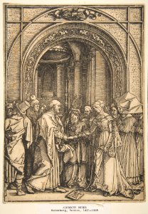 The Betrothal of the Virgin, from The Life of the Virgin MET DP816154