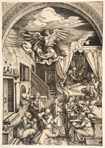 The Birth of the Virgin, from The Life of the Virgin MET DP816142