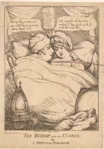 The Bishop and His Clarke, or, A Peep into Paradise - MET DP880597