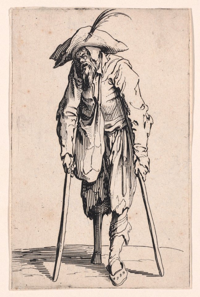 The Beggar with the Wooden Leg Met DP890639